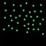 Kids Bedroom Fluorescent Glow In The Dark Stars Wall Stickers