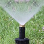 90-360 Degree Pop up Plastic Sprinklers Garden Spray Nozzle 1/2" Female Thread