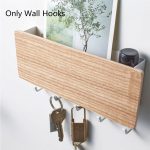 Decorative Simple Small Wall Hooks with Space Saving Storage Rack Holder