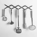 Kitchen Utensil Organizer Stainless Steel Storage Rack