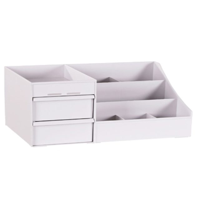 Large Capacity Cosmetic Storage Box with Drawer Organizer
