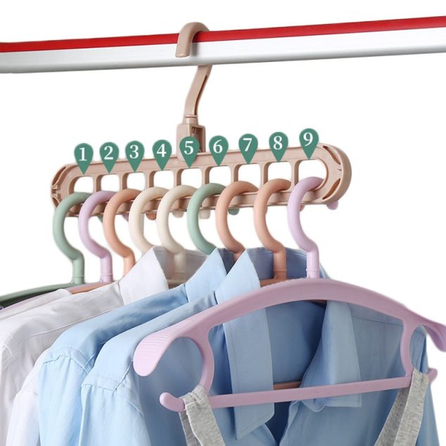 Multi-port  Plastic Clothes Hanger