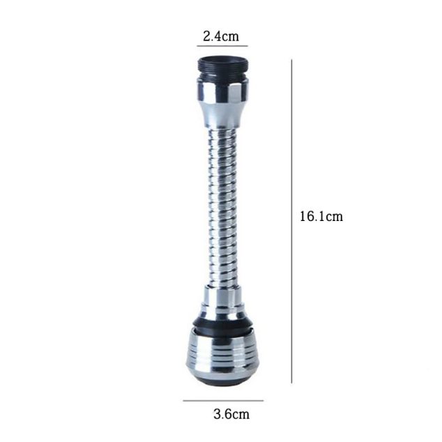 360 Rotatable Bubbler High Pressure Nozzle Filter Tap Adapter
