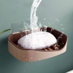 Soap Rack No Drilling Wall Mounted Double Layer Soap Holder