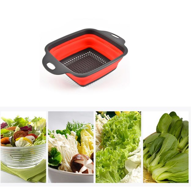 Fold-able Drain Multipurpose Basket
