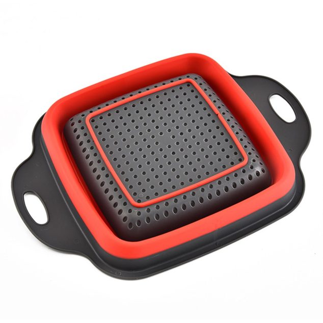 Fold-able Drain Multipurpose Basket